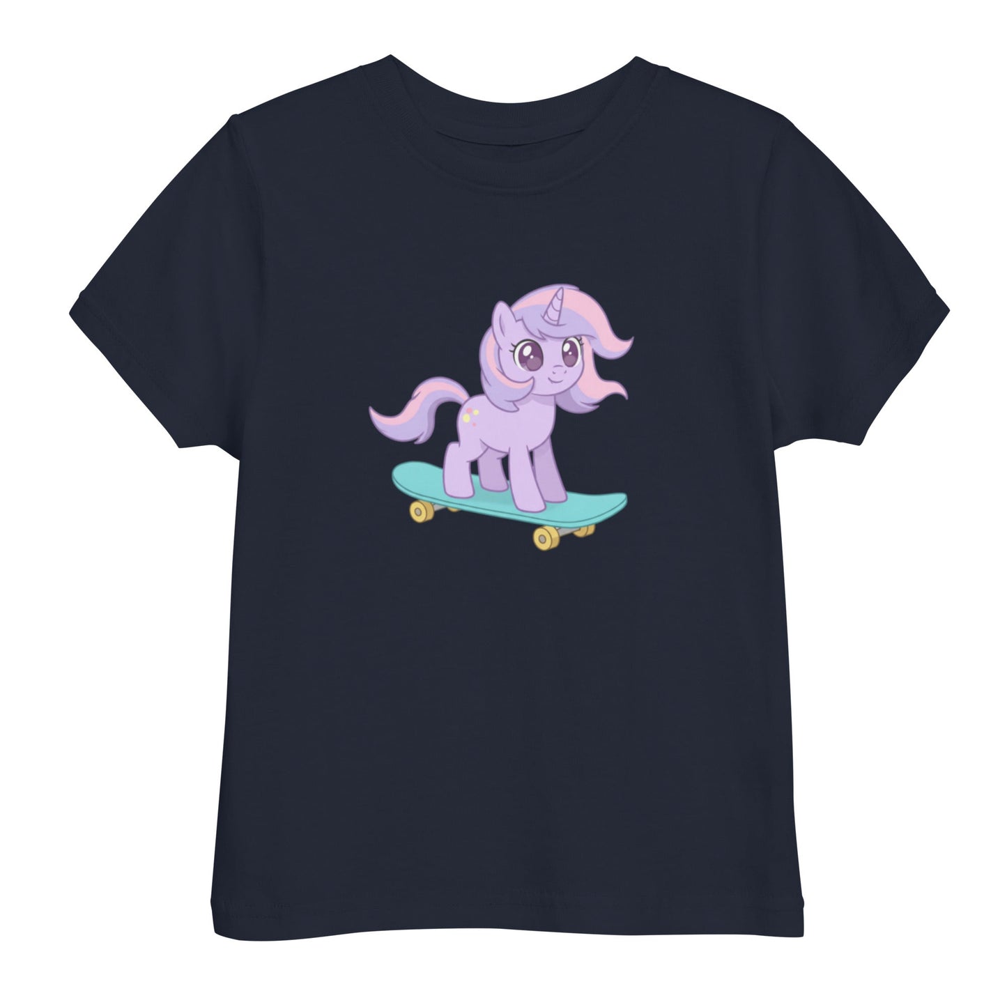 Jersey T-Shirt für Kleinkinder - Einhorn Skateboard - KinderMode Shop super angenehm Online Kaufen Bestellen Deutschland