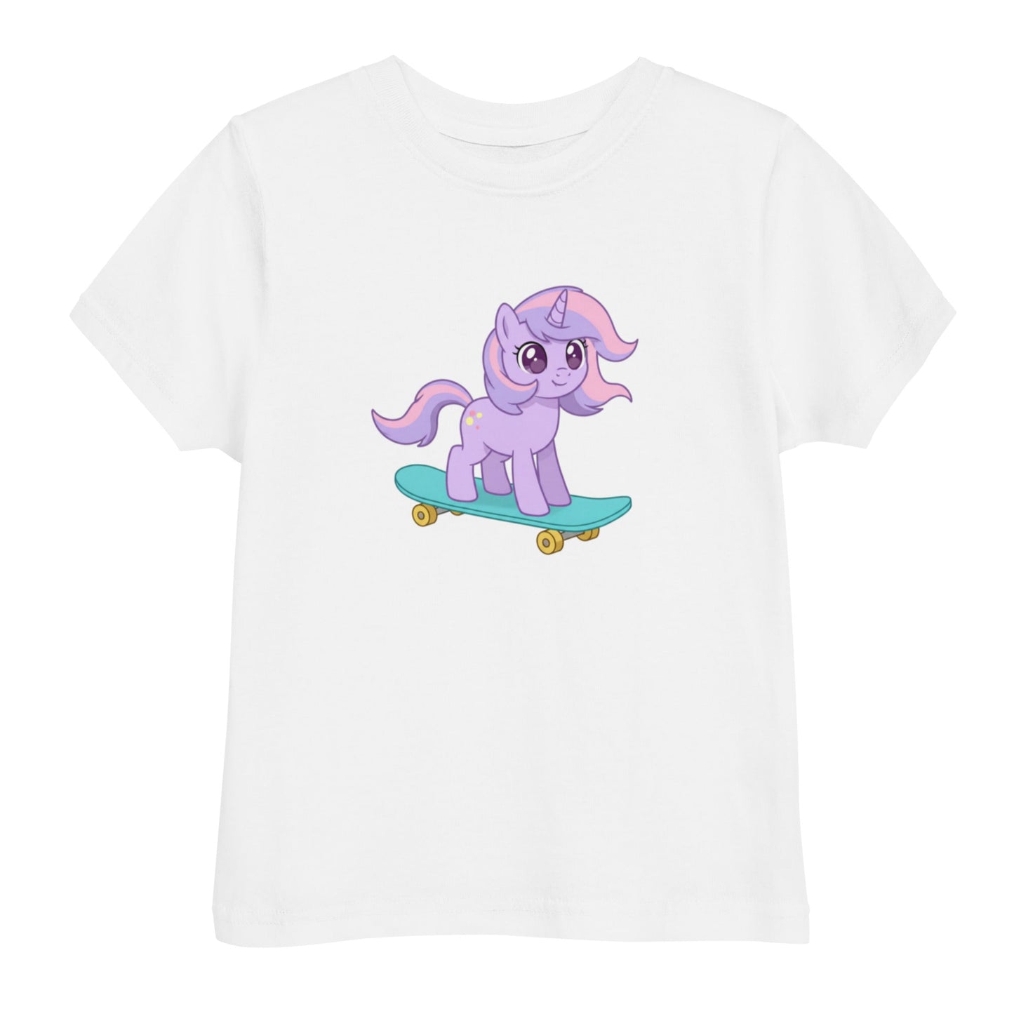 Jersey T-Shirt für Kleinkinder - Einhorn Skateboard - KinderMode Shop super angenehm Online Kaufen Bestellen Deutschland