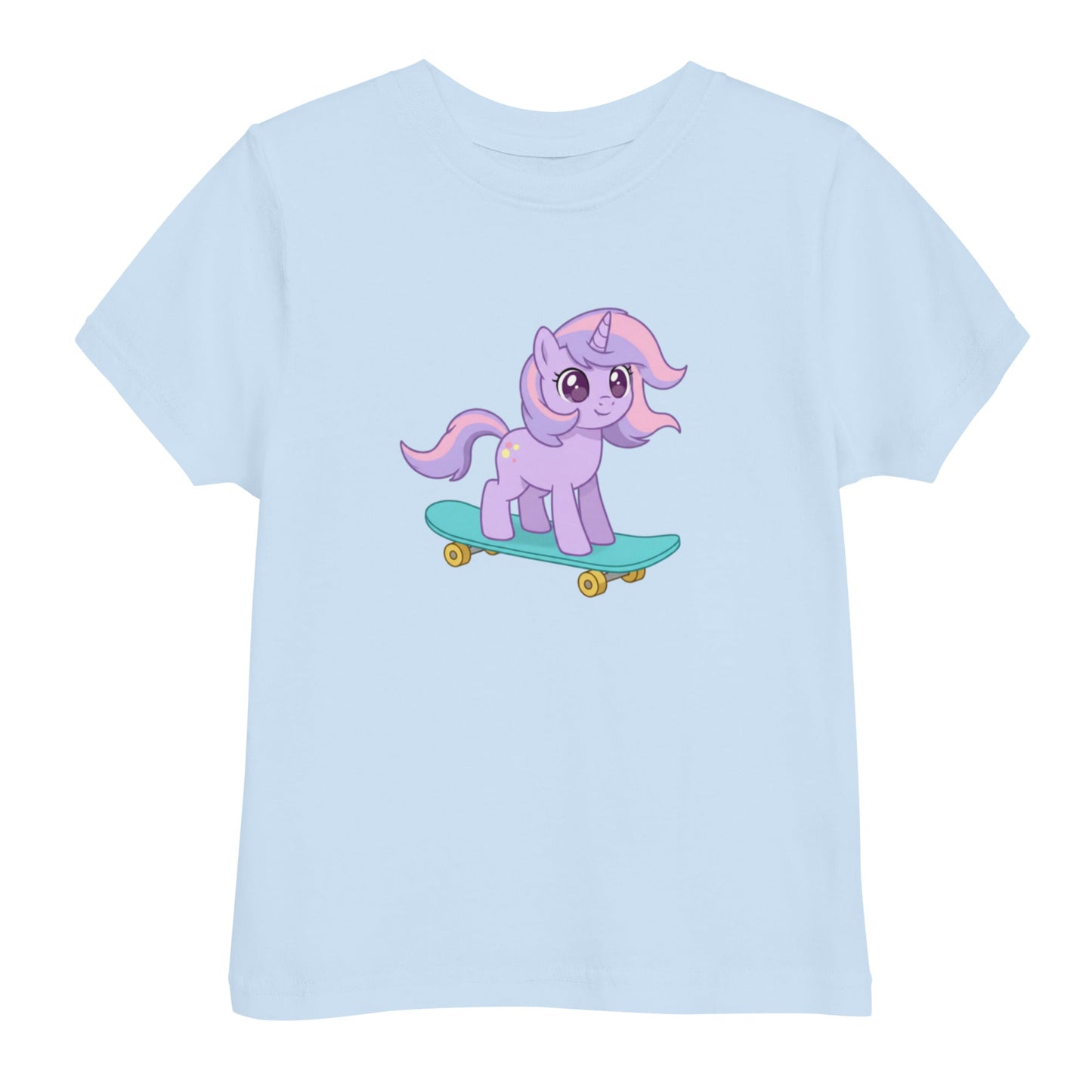 Jersey T-Shirt für Kleinkinder - Einhorn Skateboard - KinderMode Shop super angenehm Online Kaufen Bestellen Deutschland