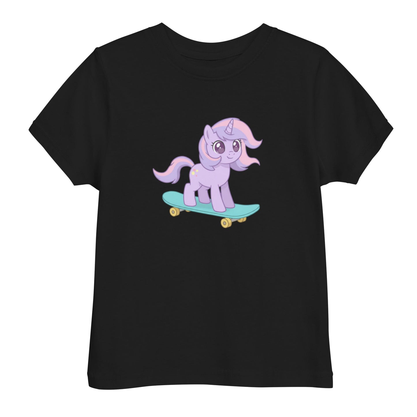 Jersey T-Shirt für Kleinkinder - Einhorn Skateboard - KinderMode Shop super angenehm Online Kaufen Bestellen Deutschland