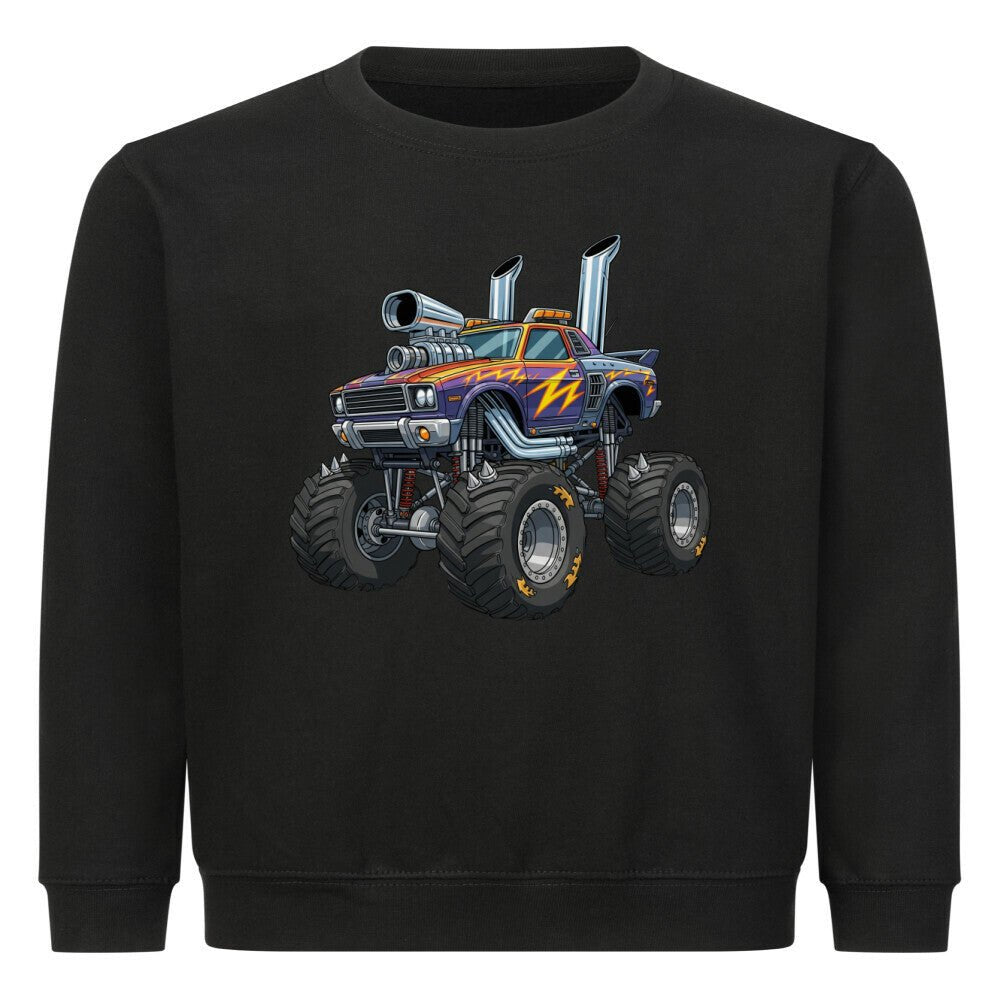 Kinder Sweatshirt Pullover - Monstertruck - KinderMode Shop super angenehm Online Kaufen Bestellen Deutschland