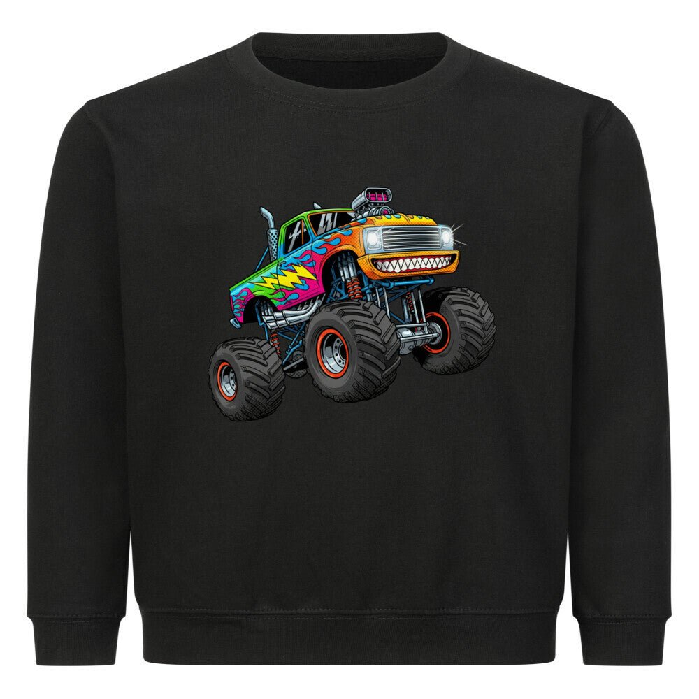 Kinder Sweatshirt Pullover - Monstertruck - KinderMode Shop super angenehm Online Kaufen Bestellen Deutschland