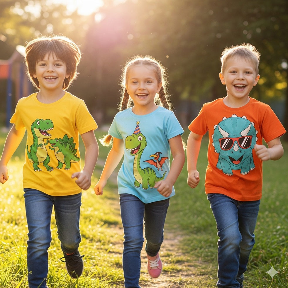 kinder t-shirts mit dino motive online kaufen bestellen