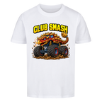 Monstertruck Dino Ankylosaurus Club Smash – weißes Kinder T-Shirt aus Bio-Baumwolle