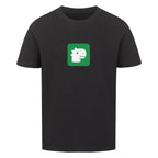 dino kinder shirt 100% bio baumwolle süßes dino kopf motiv schwarz