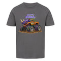 nashorn monstertruck motiv kinder shirt, cooler nashorn monstertruck Rhino power grau