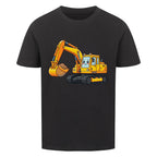 Bagger Motiv Kinder jungen T-Shirt Bio Baumwolle angenehm premium schwarz
