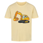 Bagger Motiv Kinder jungen T-Shirt Bio Baumwolle angenehm premium beige
