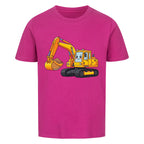 Bagger Motiv Kinder jungen T-Shirt Bio Baumwolle angenehm premium lila