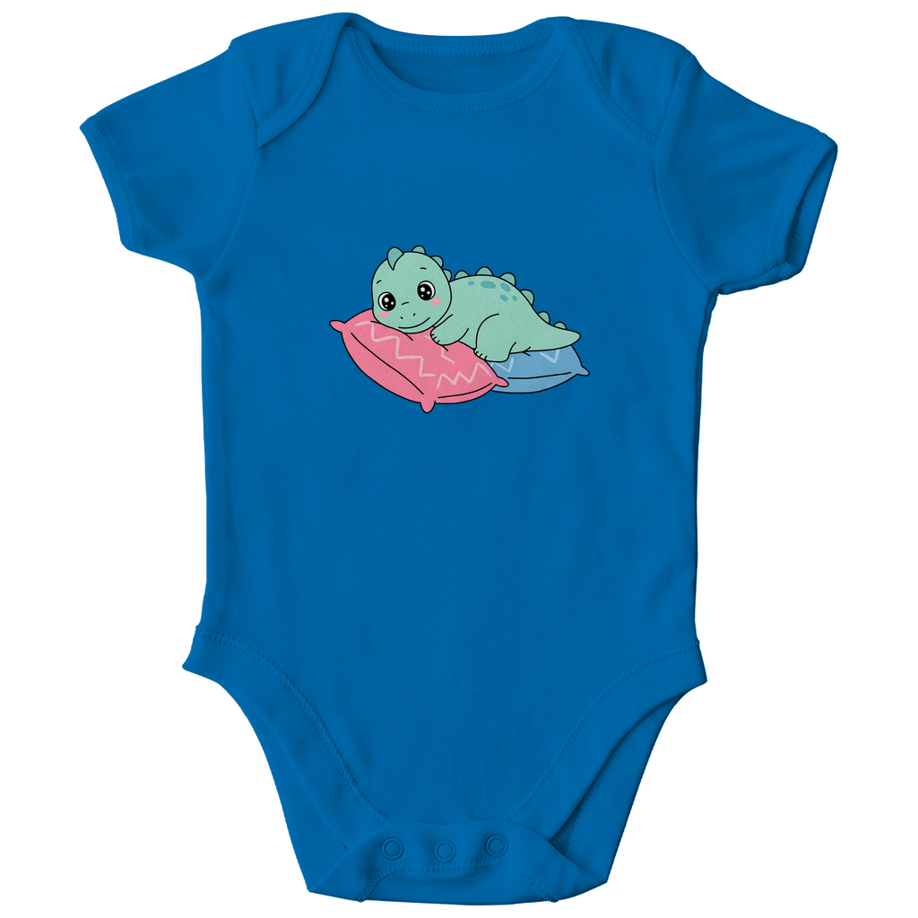 Baby Body Bio Baumwolle - Dino auf Kissen - KinderMode Shop super angenehm Online Kaufen Bestellen Deutschland