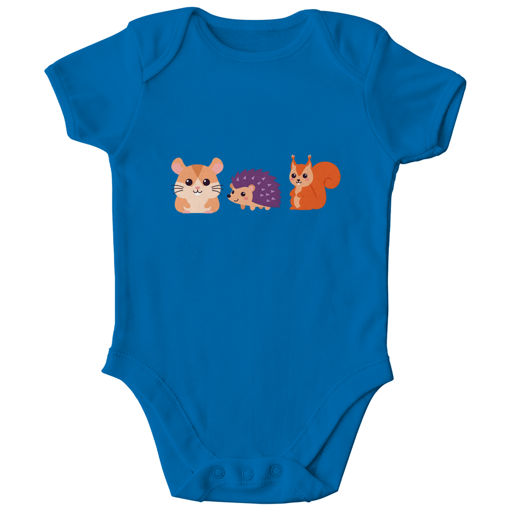 Baby Body Bio Baumwolle - Hamster, Igel, Eichhörnchen - KinderMode Shop super angenehm Online Kaufen Bestellen Deutschland
