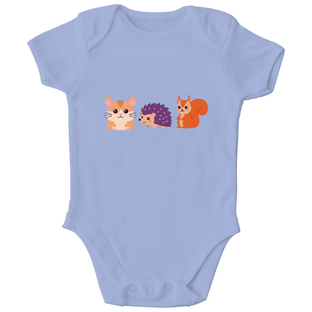 Baby Body Bio Baumwolle - Hamster, Igel, Eichhörnchen - KinderMode Shop super angenehm Online Kaufen Bestellen Deutschland