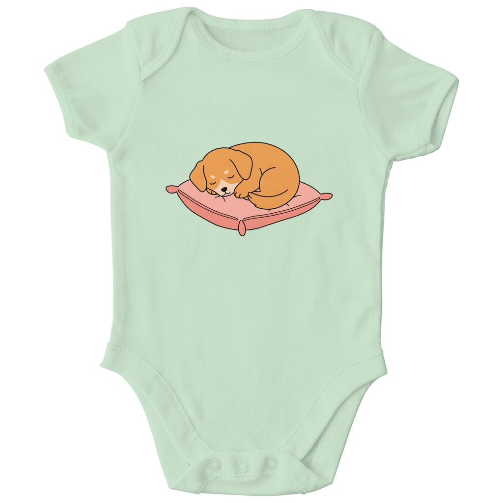 Baby Body Bio Baumwolle - Hund schläft - KinderMode Shop super angenehm Online Kaufen Bestellen Deutschland