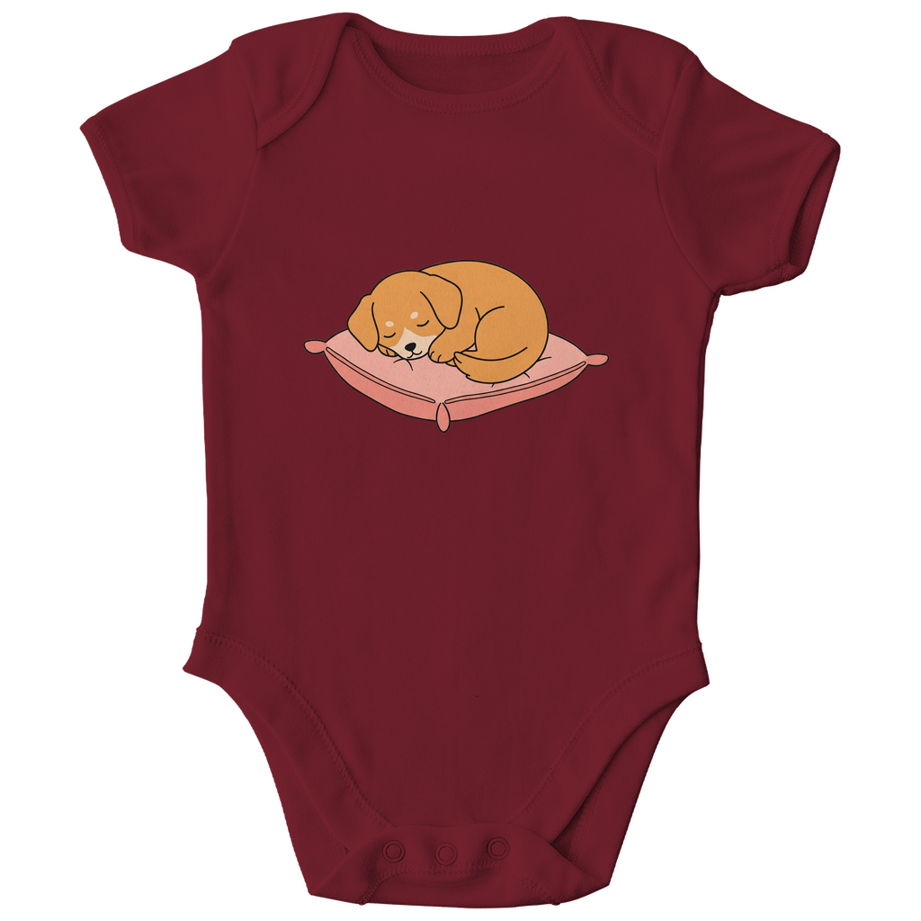 Baby Body Bio Baumwolle - Hund schläft - KinderMode Shop super angenehm Online Kaufen Bestellen Deutschland