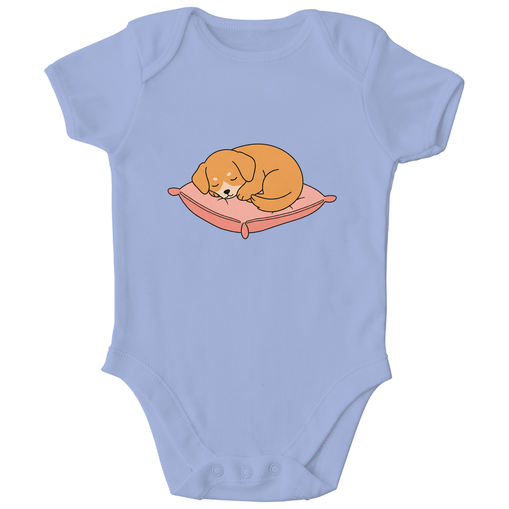 Baby Body Bio Baumwolle - Hund schläft - KinderMode Shop super angenehm Online Kaufen Bestellen Deutschland