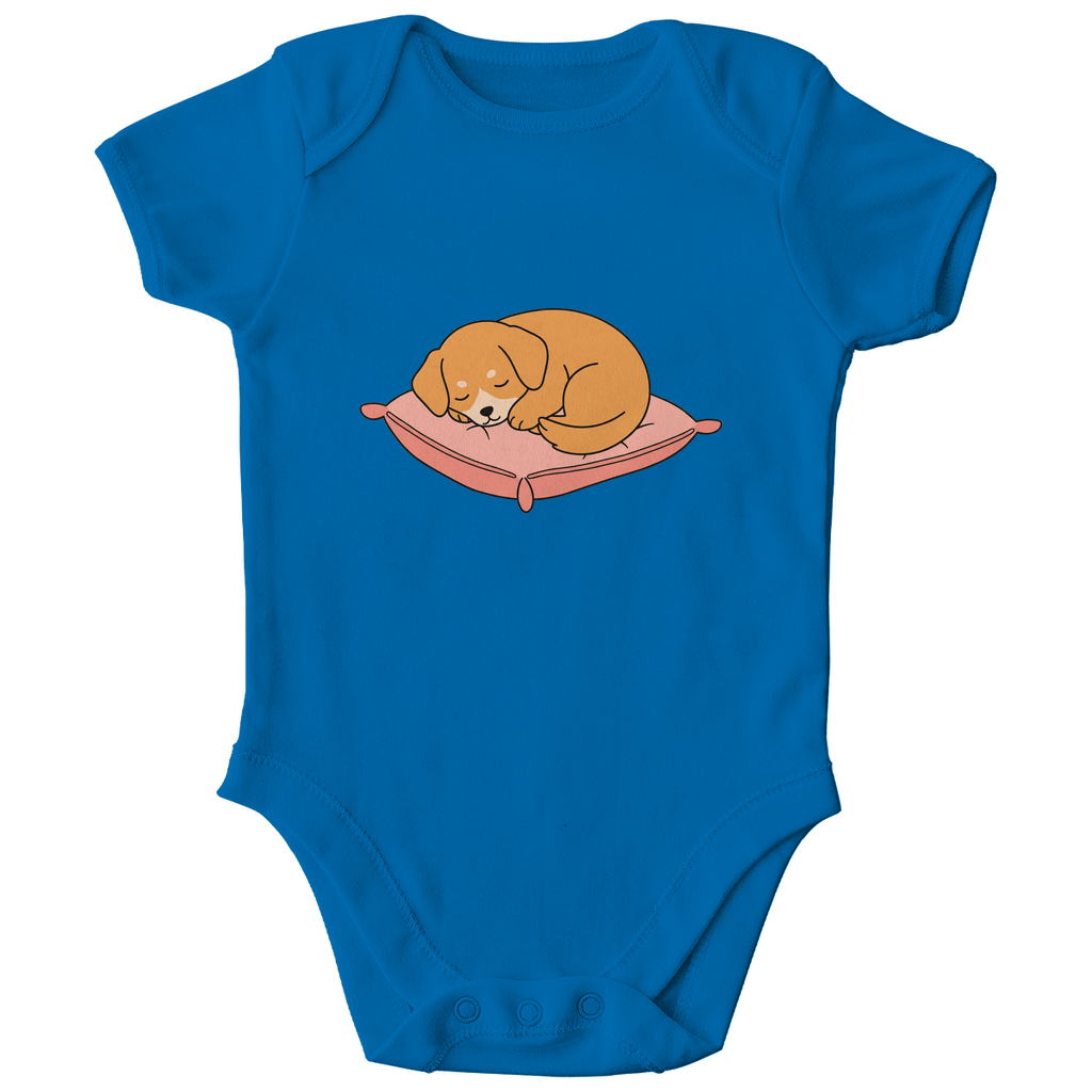 Baby Body Bio Baumwolle - Hund schläft - KinderMode Shop super angenehm Online Kaufen Bestellen Deutschland
