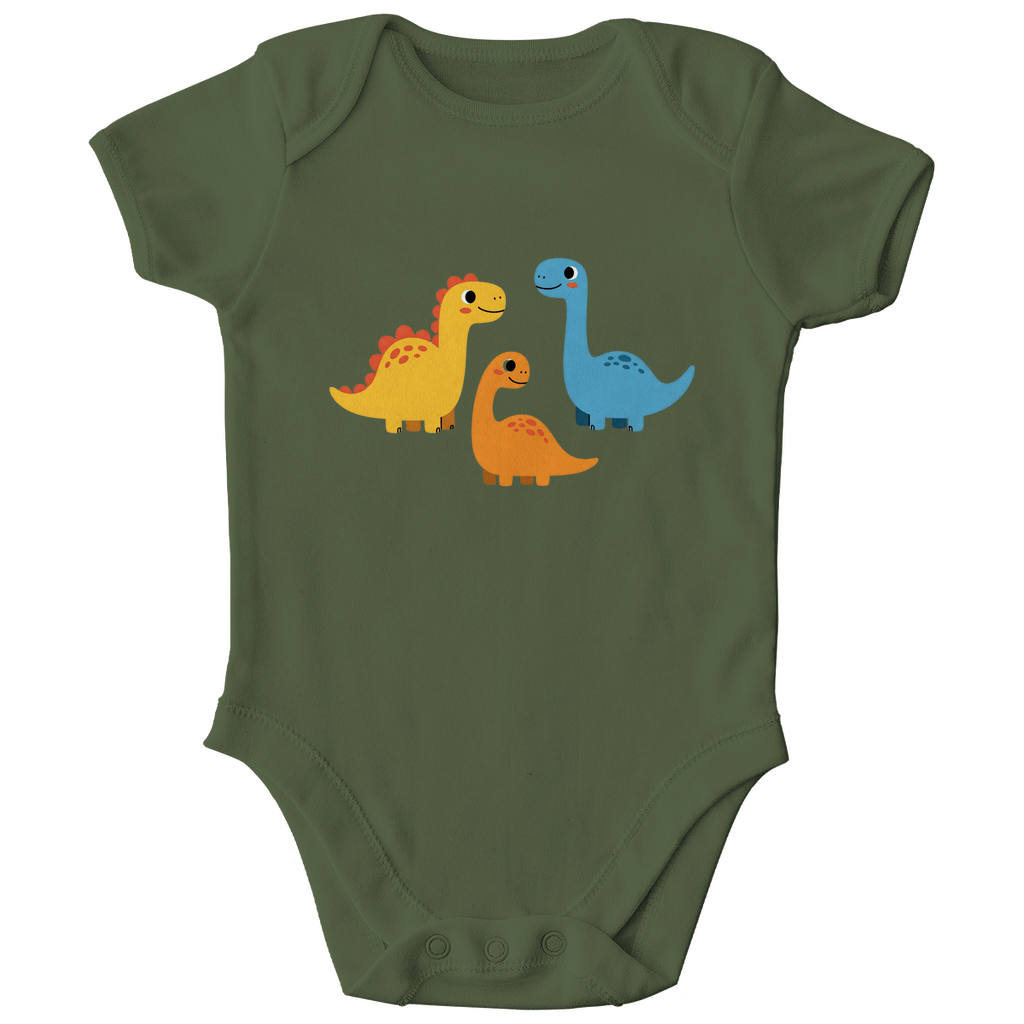 Baby Body Bio Baumwolle - Süße Dinos - KinderMode Shop super angenehm Online Kaufen Bestellen Deutschland