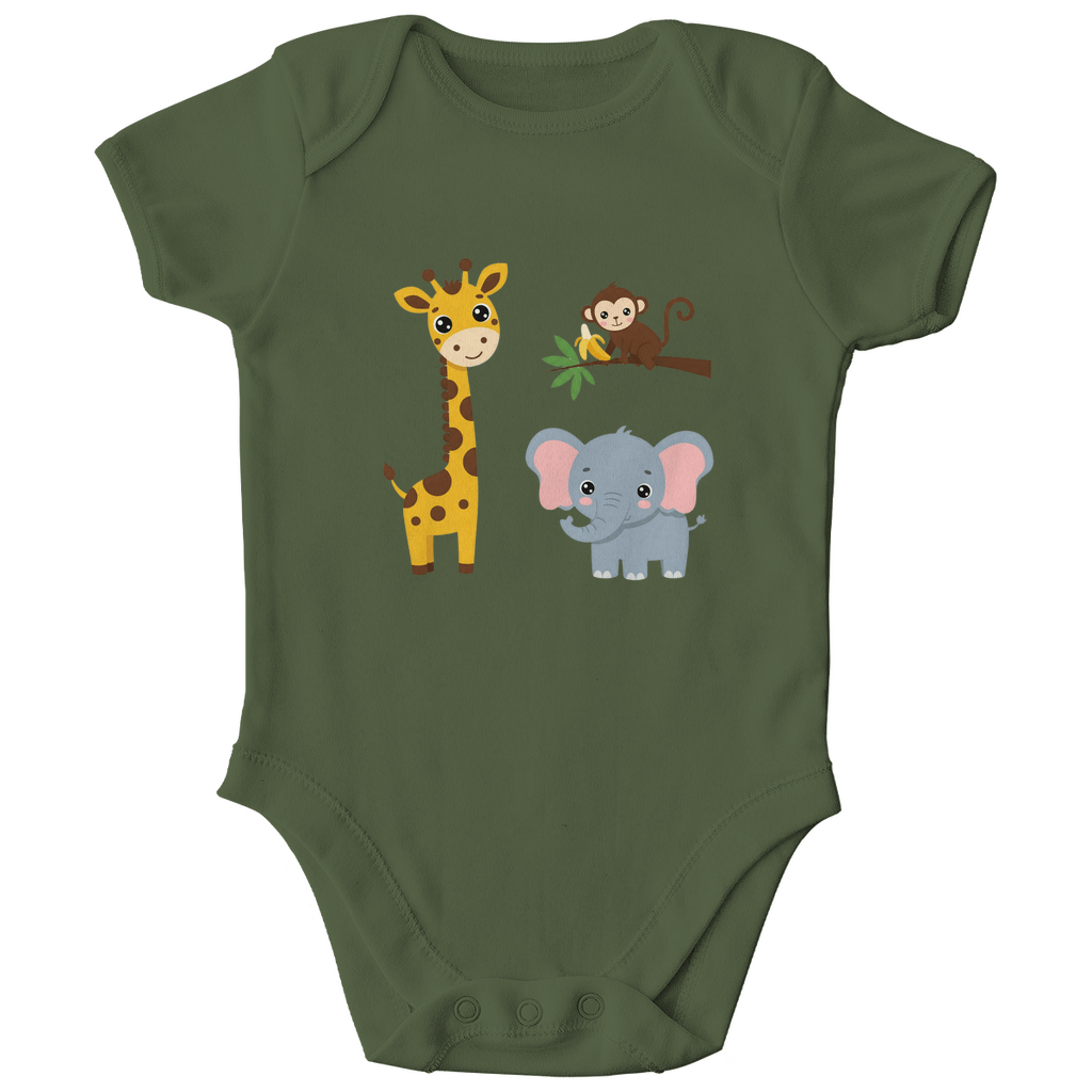 Baby Body Bio Baumwolle - Süße Tiere - KinderMode Shop super angenehm Online Kaufen Bestellen Deutschland