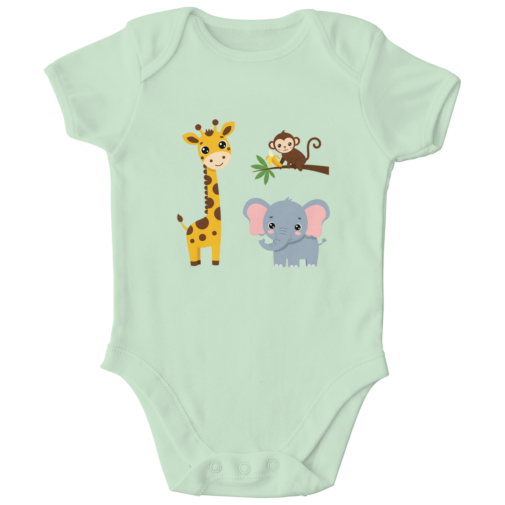 Baby Body Bio Baumwolle - Süße Tiere - KinderMode Shop super angenehm Online Kaufen Bestellen Deutschland