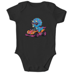 Baby Body Bio Baumwolle - Süßer Dino im Rennwagen online bestellen kaufen