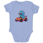 Baby Body Bio Baumwolle - Süßer Dino im Rennwagen online bestellen kaufen
