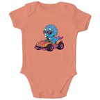 Baby Body Bio Baumwolle - Süßer Dino im Rennwagen online bestellen kaufen
