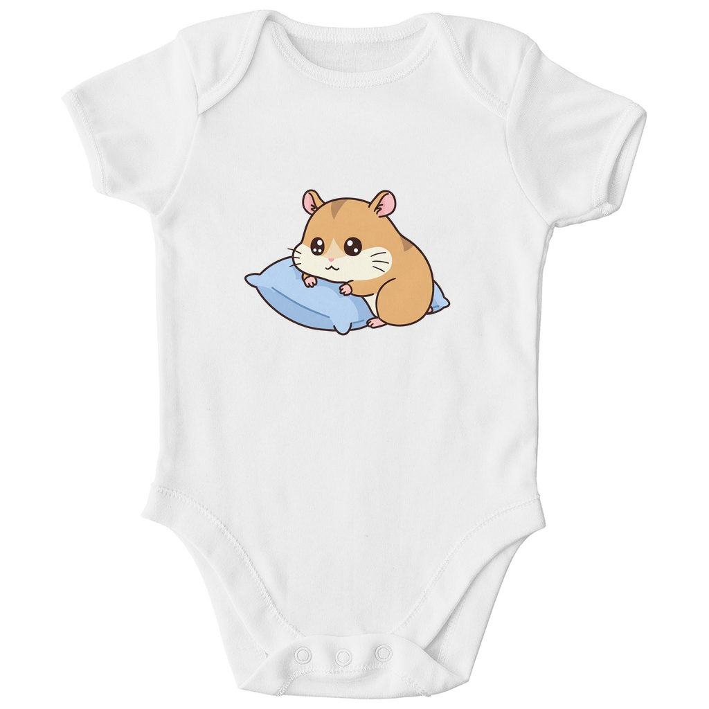 Baby Body Bio Baumwolle - Süßer Hamster, Kissen - KinderMode Shop super angenehm Online Kaufen Bestellen Deutschland