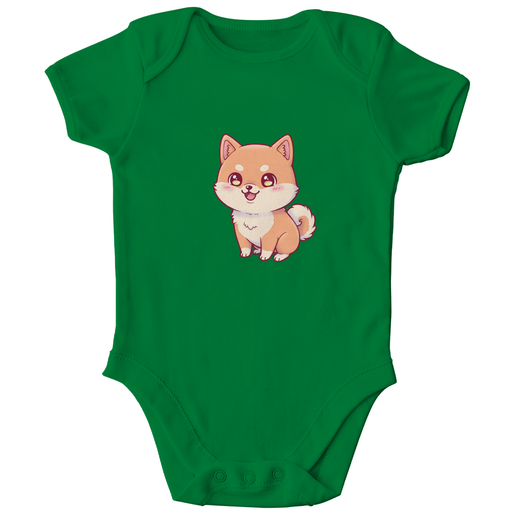 Baby Body Bio Baumwolle - Süßer Hund - KinderMode Shop super angenehm Online Kaufen Bestellen Deutschland