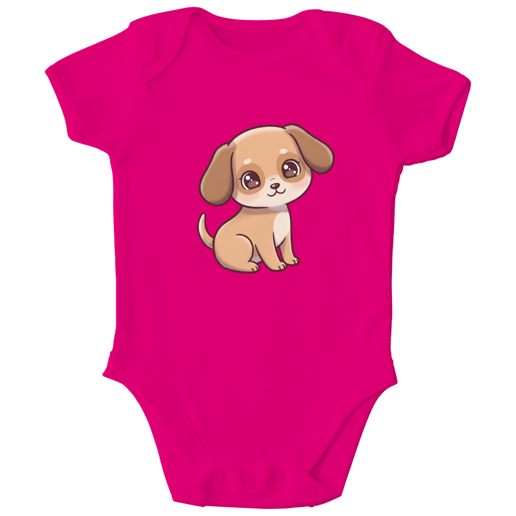 Baby Body Bio Baumwolle - Süßer Hund - KinderMode Shop super angenehm Online Kaufen Bestellen Deutschland