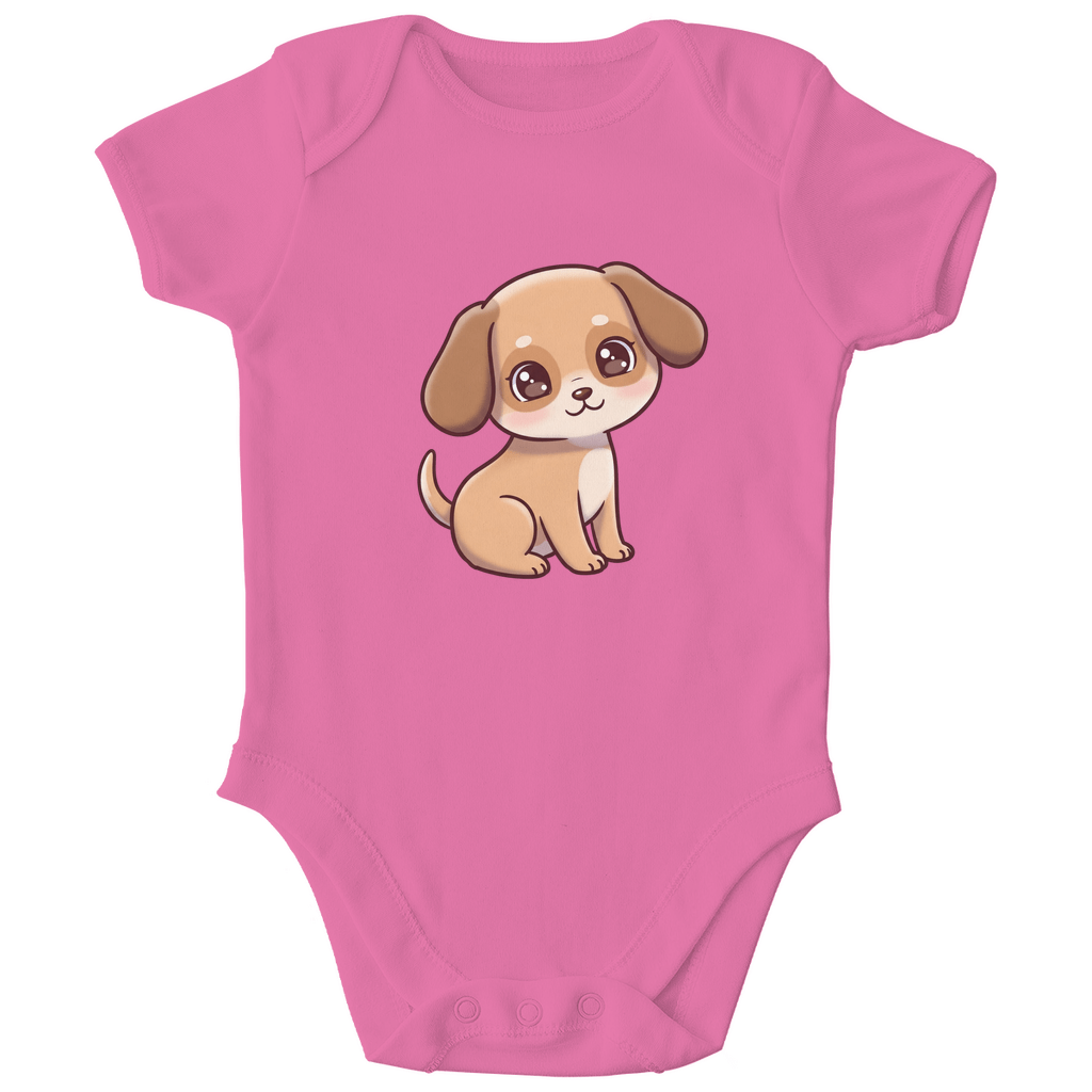 Baby Body Bio Baumwolle - Süßer Hund - KinderMode Shop super angenehm Online Kaufen Bestellen Deutschland