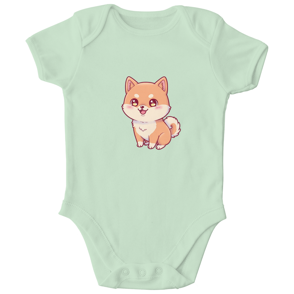 Baby Body Bio Baumwolle - Süßer Hund - KinderMode Shop super angenehm Online Kaufen Bestellen Deutschland