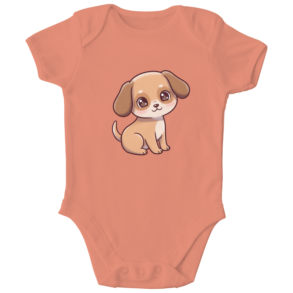 Baby Body Bio Baumwolle - Süßer Hund - KinderMode Shop super angenehm Online Kaufen Bestellen Deutschland