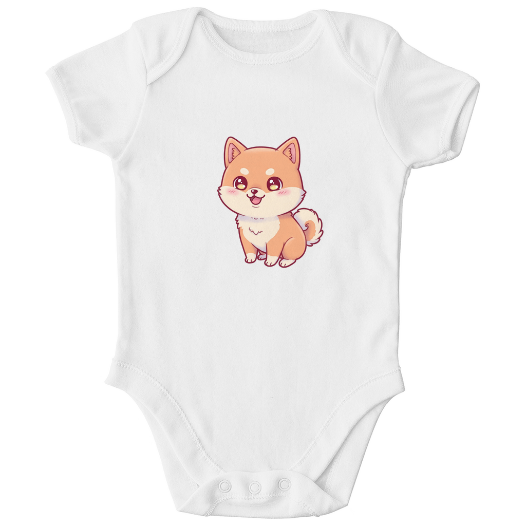 Baby Body Bio Baumwolle - Süßer Hund - KinderMode Shop super angenehm Online Kaufen Bestellen Deutschland