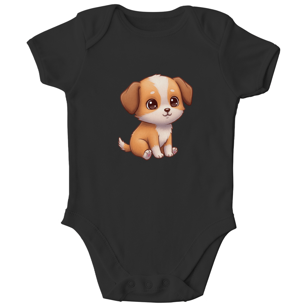 Baby Body Bio Baumwolle - Süßer Hund - KinderMode Shop super angenehm Online Kaufen Bestellen Deutschland