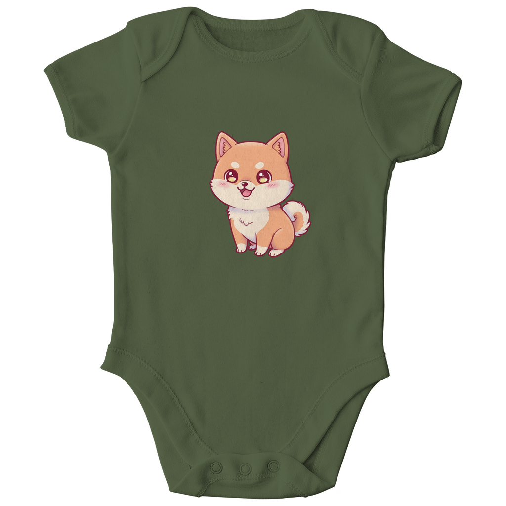 Baby Body Bio Baumwolle - Süßer Hund - KinderMode Shop super angenehm Online Kaufen Bestellen Deutschland