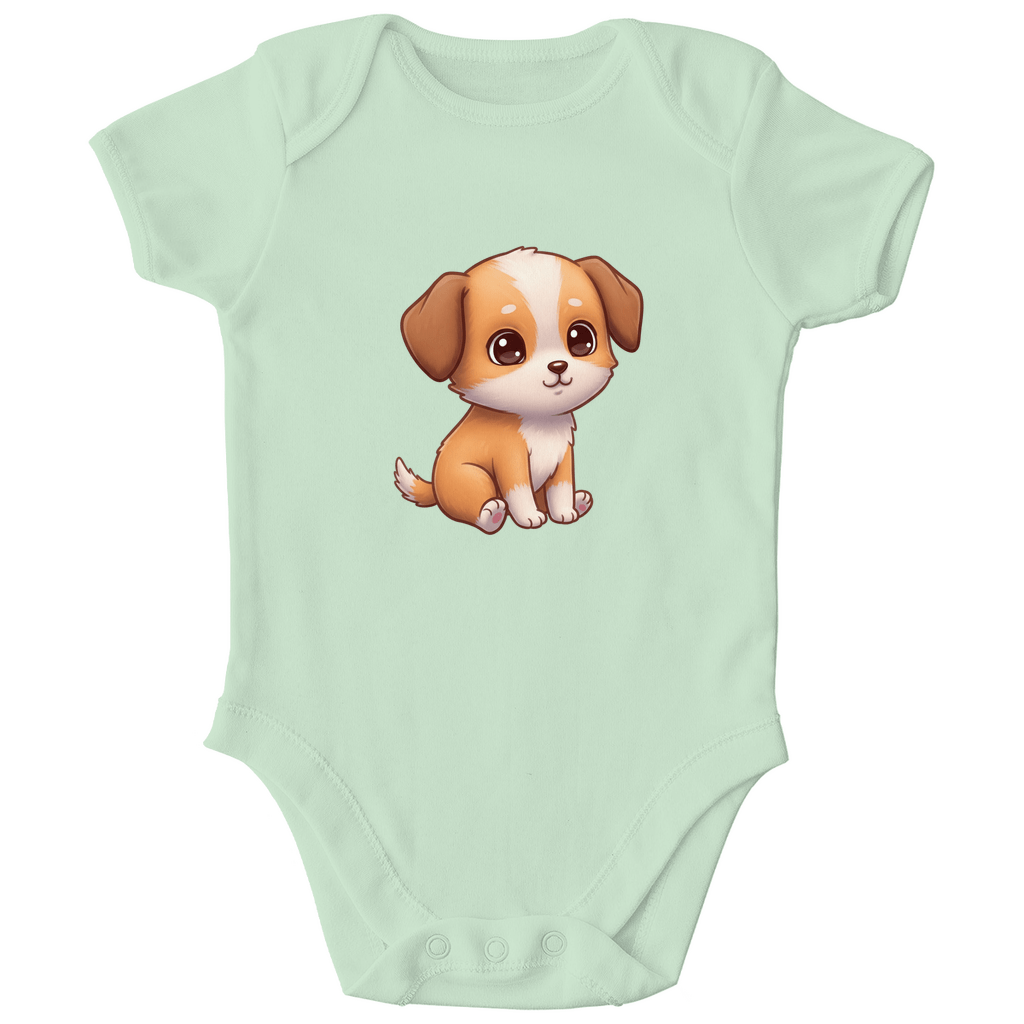 Baby Body Bio Baumwolle - Süßer Hund - KinderMode Shop super angenehm Online Kaufen Bestellen Deutschland