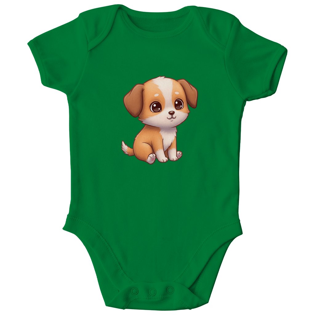 Baby Body Bio Baumwolle - Süßer Hund - KinderMode Shop super angenehm Online Kaufen Bestellen Deutschland