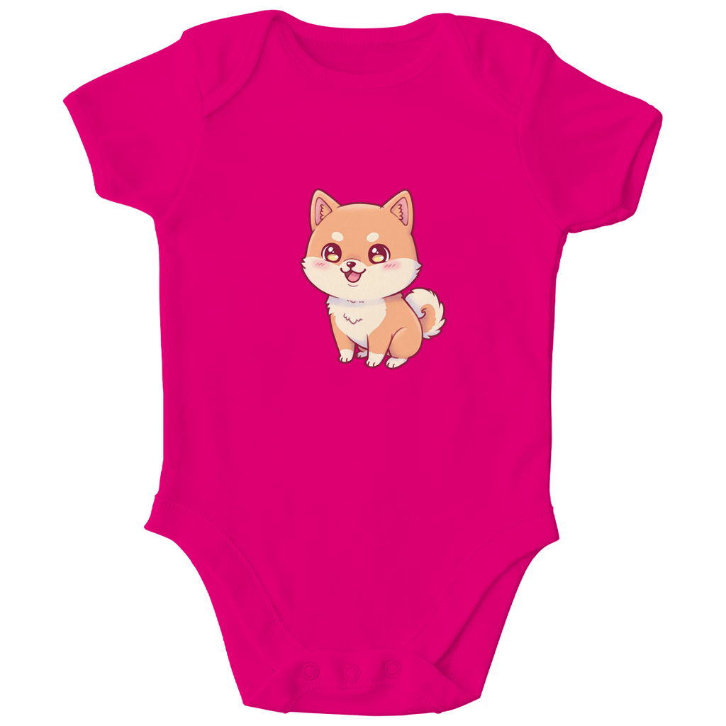 Baby Body Bio Baumwolle - Süßer Hund - KinderMode Shop super angenehm Online Kaufen Bestellen Deutschland