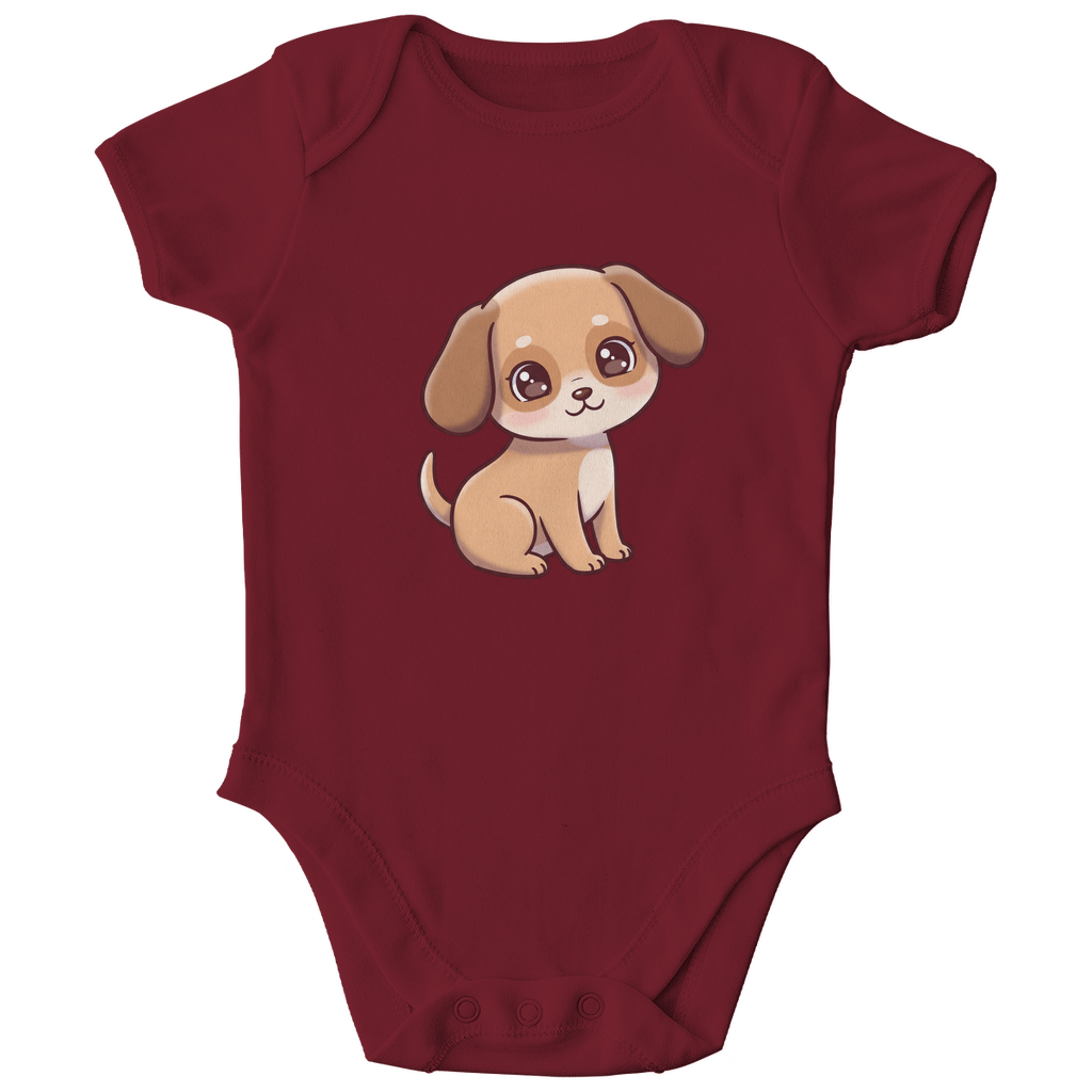 Baby Body Bio Baumwolle - Süßer Hund - KinderMode Shop super angenehm Online Kaufen Bestellen Deutschland
