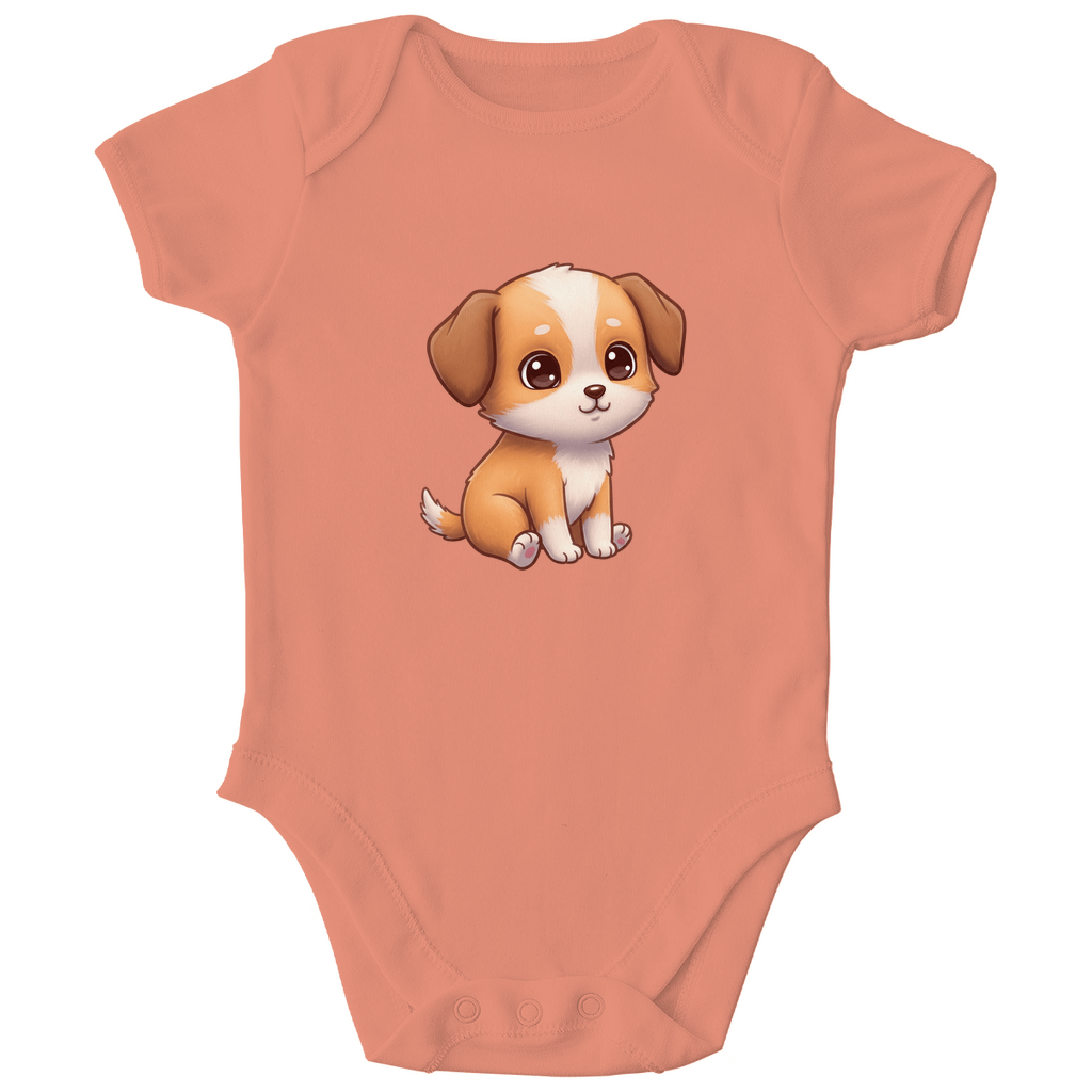 Baby Body Bio Baumwolle - Süßer Hund - KinderMode Shop super angenehm Online Kaufen Bestellen Deutschland
