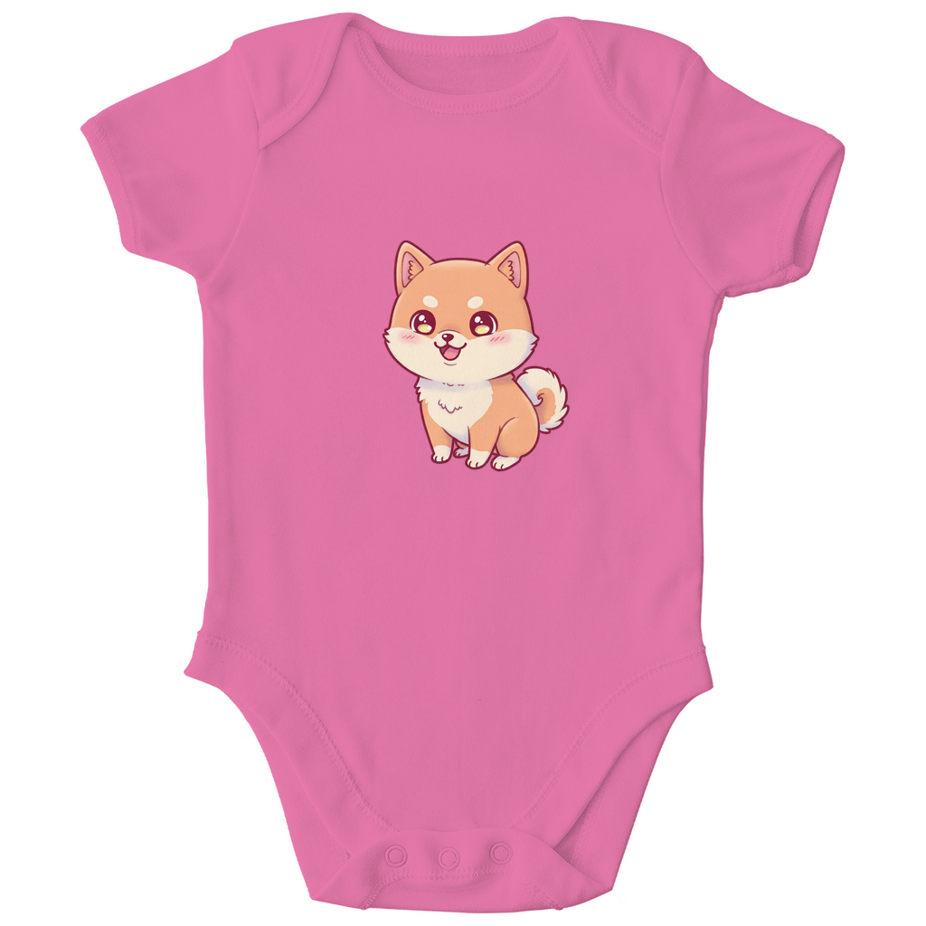 Baby Body Bio Baumwolle - Süßer Hund - KinderMode Shop super angenehm Online Kaufen Bestellen Deutschland