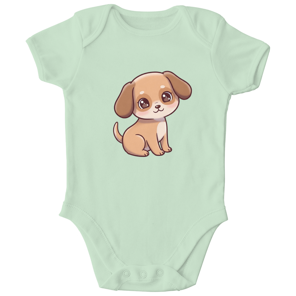 Baby Body Bio Baumwolle - Süßer Hund - KinderMode Shop super angenehm Online Kaufen Bestellen Deutschland