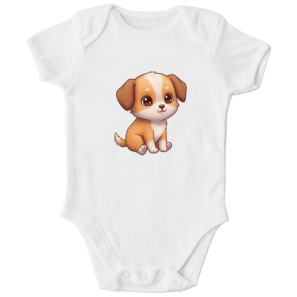 Baby Body Bio Baumwolle - Süßer Hund - KinderMode Shop super angenehm Online Kaufen Bestellen Deutschland