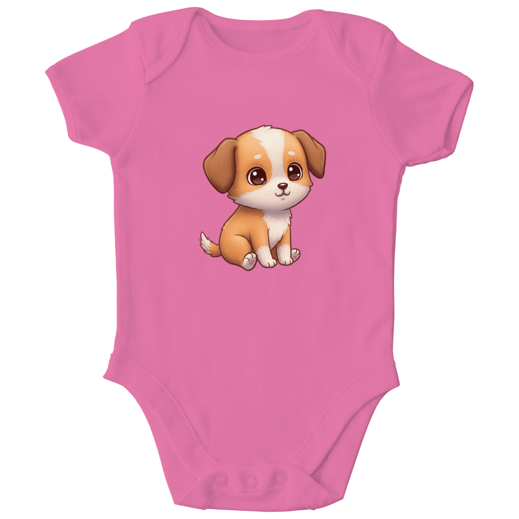 Baby Body Bio Baumwolle - Süßer Hund - KinderMode Shop super angenehm Online Kaufen Bestellen Deutschland