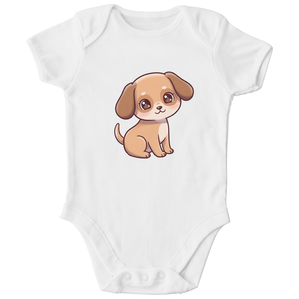 Baby Body Bio Baumwolle - Süßer Hund - KinderMode Shop super angenehm Online Kaufen Bestellen Deutschland