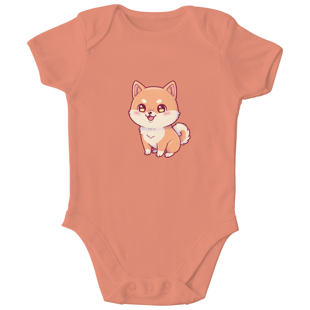 Baby Body Bio Baumwolle - Süßer Hund - KinderMode Shop super angenehm Online Kaufen Bestellen Deutschland
