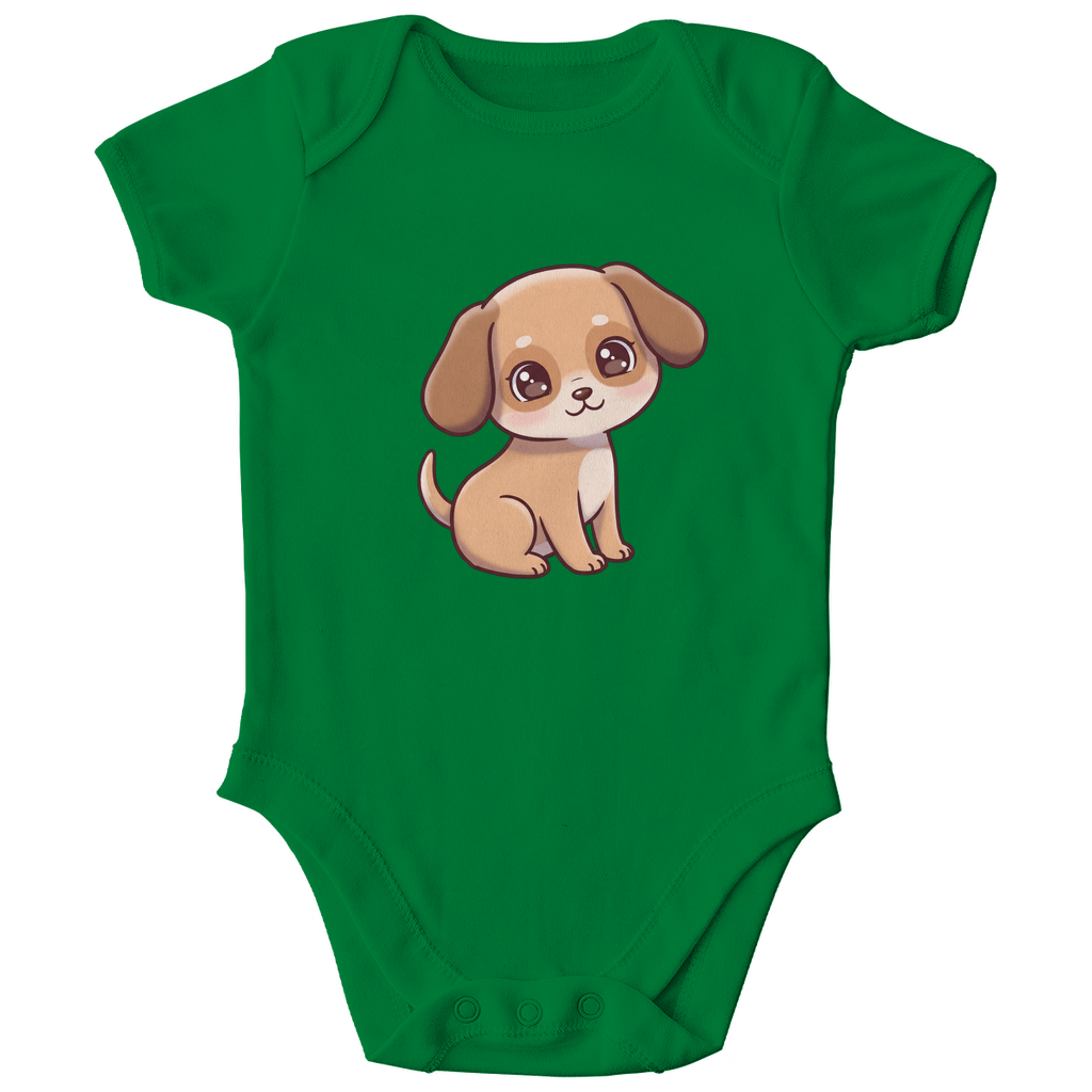 Baby Body Bio Baumwolle - Süßer Hund - KinderMode Shop super angenehm Online Kaufen Bestellen Deutschland
