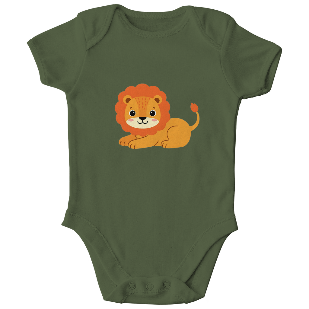 Baby Body Bio Baumwolle - Süßer Löwe - KinderMode Shop super angenehm Online Kaufen Bestellen Deutschland