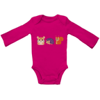 Baby Body Suite Langarm, Bio Baumwolle - Hamster, Igel, Eichhörnchen online bestellen kaufen