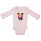 Baby Body Suite Langarm, Bio Baumwolle - Hund, Eis, Sommer online bestellen kaufen